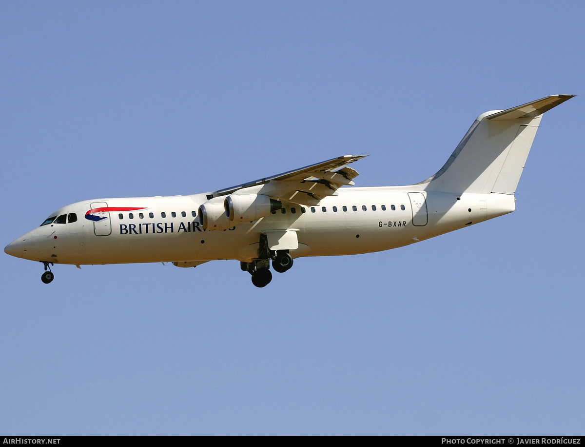 Aircraft Photo of G-BXAR | British Aerospace Avro 146-RJ100 | British Airways | AirHistory.net #486649