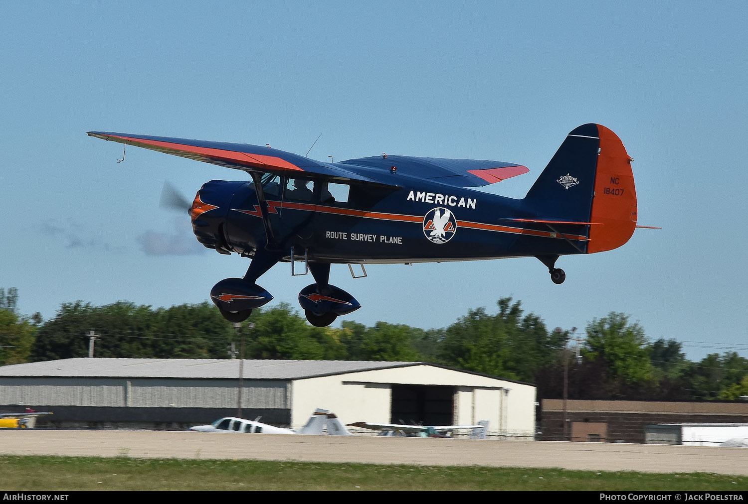 Aircraft Photo of N18407 / NC18407 | Stinson SR-9C Reliant | American Airlines | AirHistory.net #486697