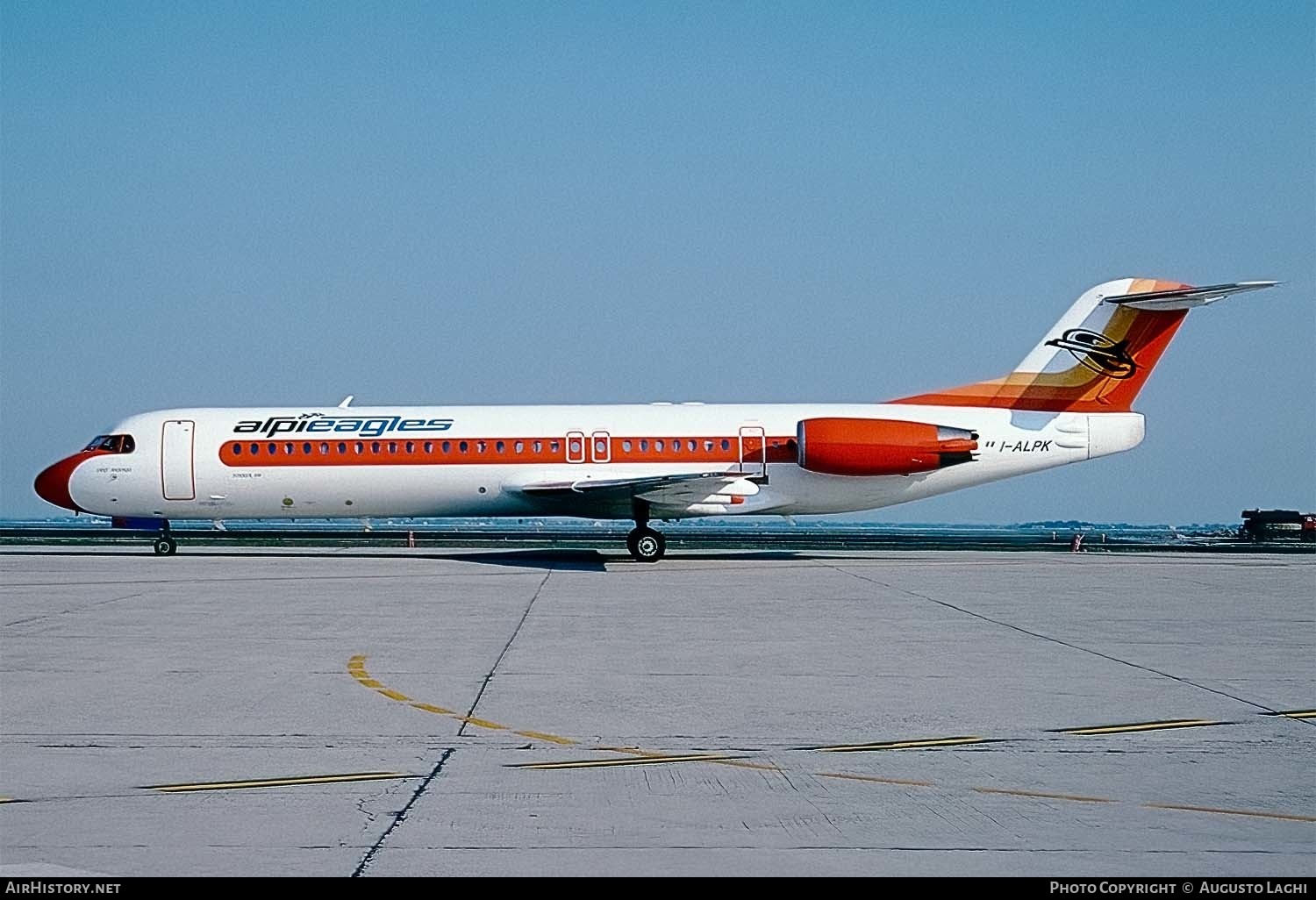 Aircraft Photo of I-ALPK | Fokker 100 (F28-0100) | Alpi Eagles | AirHistory.net #486721