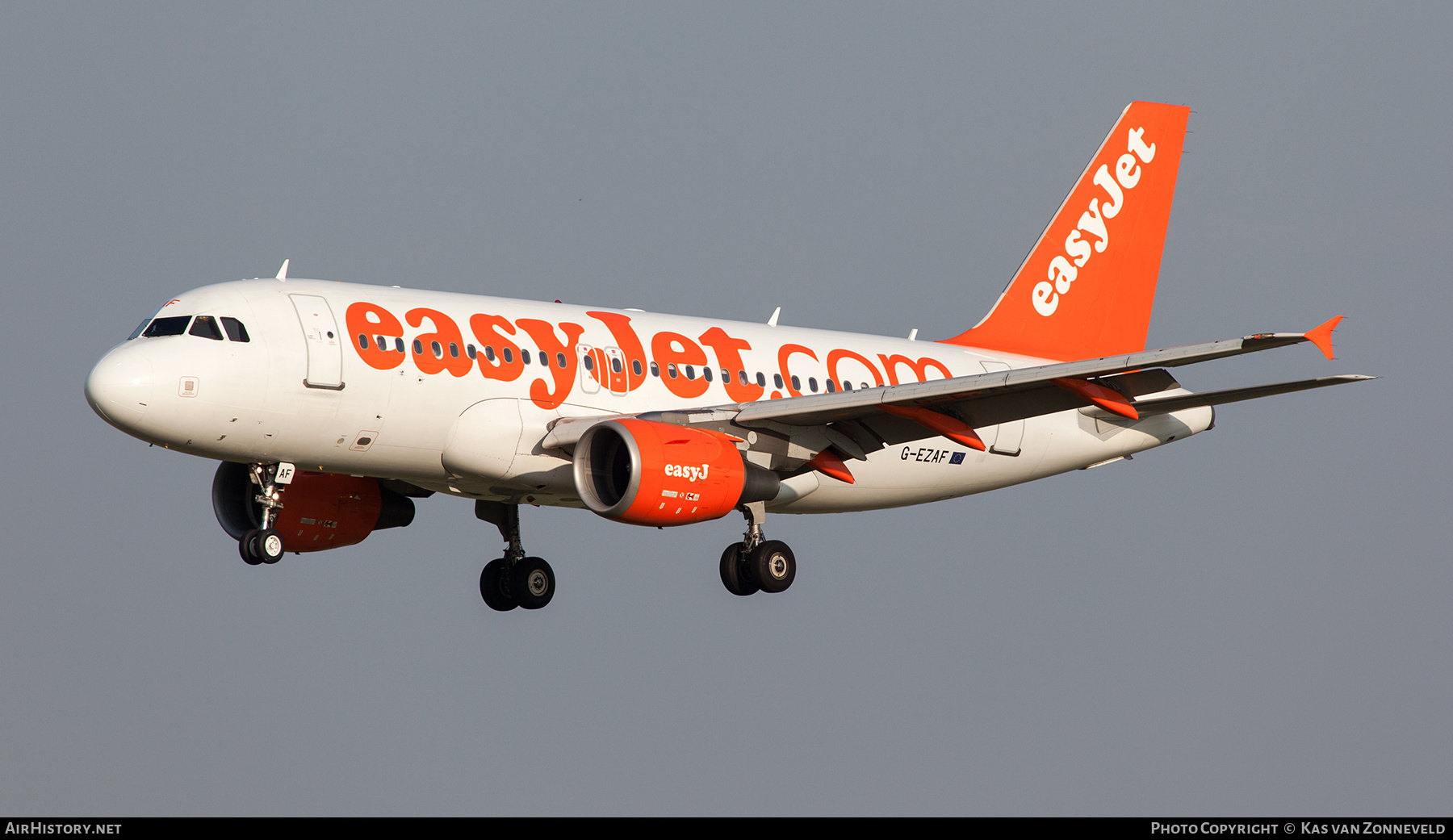 Aircraft Photo of G-EZAF | Airbus A319-111 | EasyJet | AirHistory.net #486728