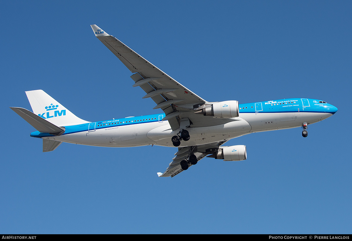 Aircraft Photo of PH-AOE | Airbus A330-203 | KLM - Royal Dutch Airlines | AirHistory.net #486736