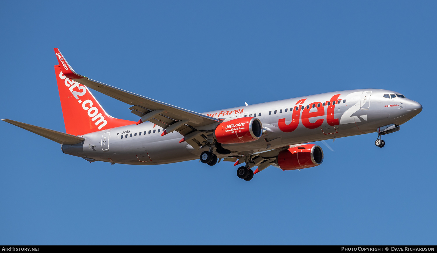 Aircraft Photo of G-JZBK | Boeing 737-800 | Jet2 | AirHistory.net #486775