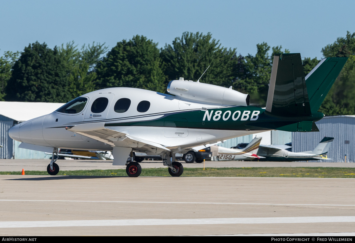 Aircraft Photo of N800BB | Cirrus SF-50 Vision | AirHistory.net #486883