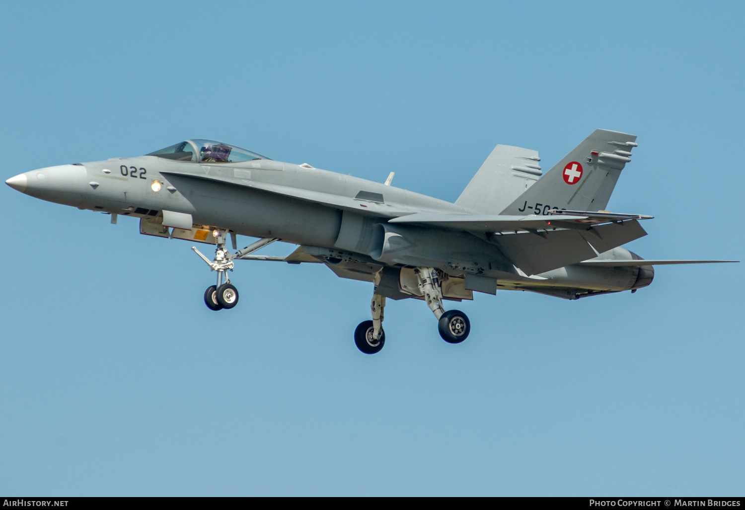 Aircraft Photo of J-5022 | McDonnell Douglas F/A-18C Hornet | Switzerland - Air Force | AirHistory.net #486924