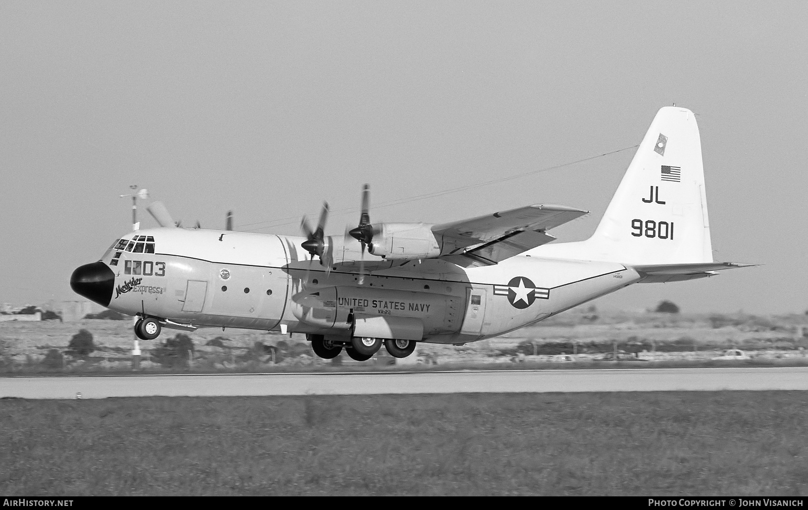 Aircraft Photo of 149801 / 9801 | Lockheed C-130F Hercules | USA - Navy | AirHistory.net #486951
