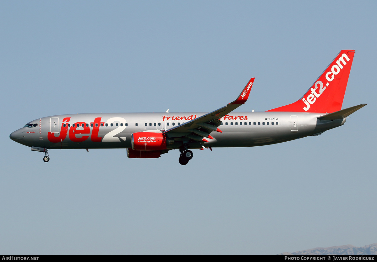 Aircraft Photo of G-DRTJ | Boeing 737-86N | Jet2 | AirHistory.net #486955