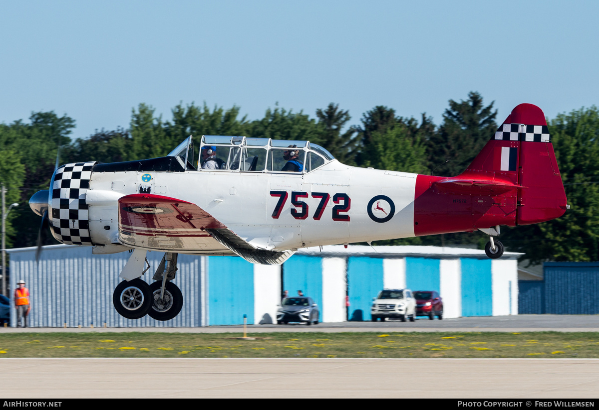 Aircraft Photo of N7572 / 7572 | North American AT-6D Texan | South Africa - Air Force | AirHistory.net #486962