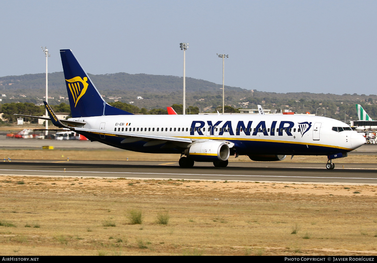 Aircraft Photo of EI-EBI | Boeing 737-8AS | Ryanair | AirHistory.net #486972