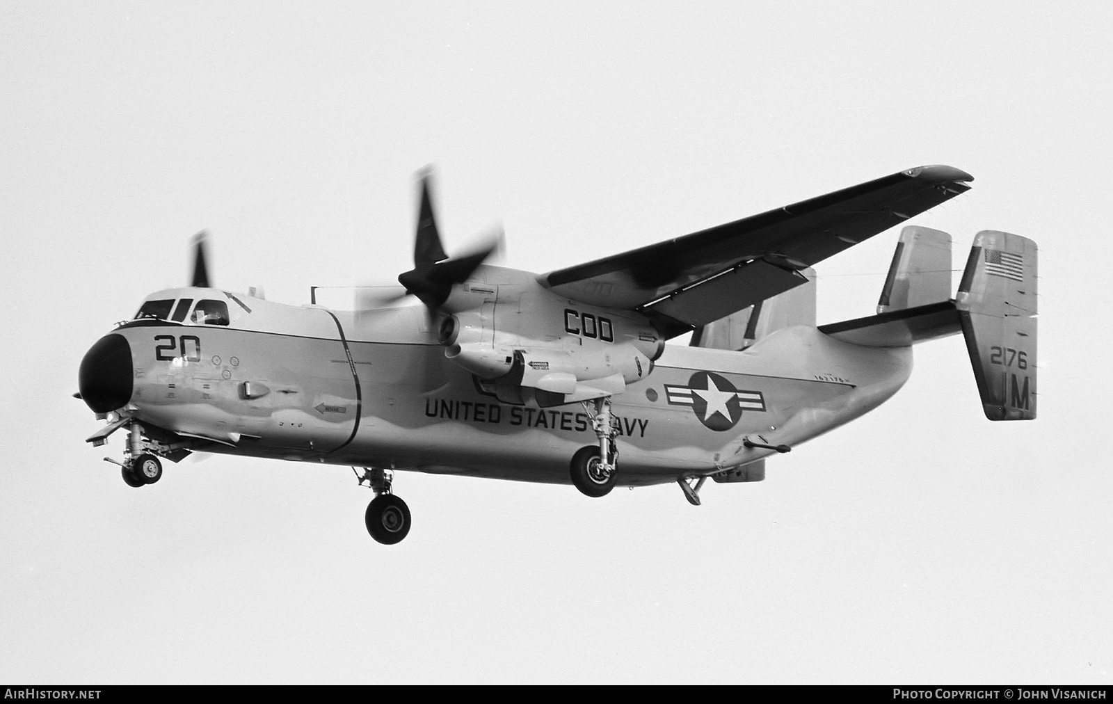 Aircraft Photo of 162176 / 2176 | Grumman C-2A Greyhound | USA - Navy | AirHistory.net #486985