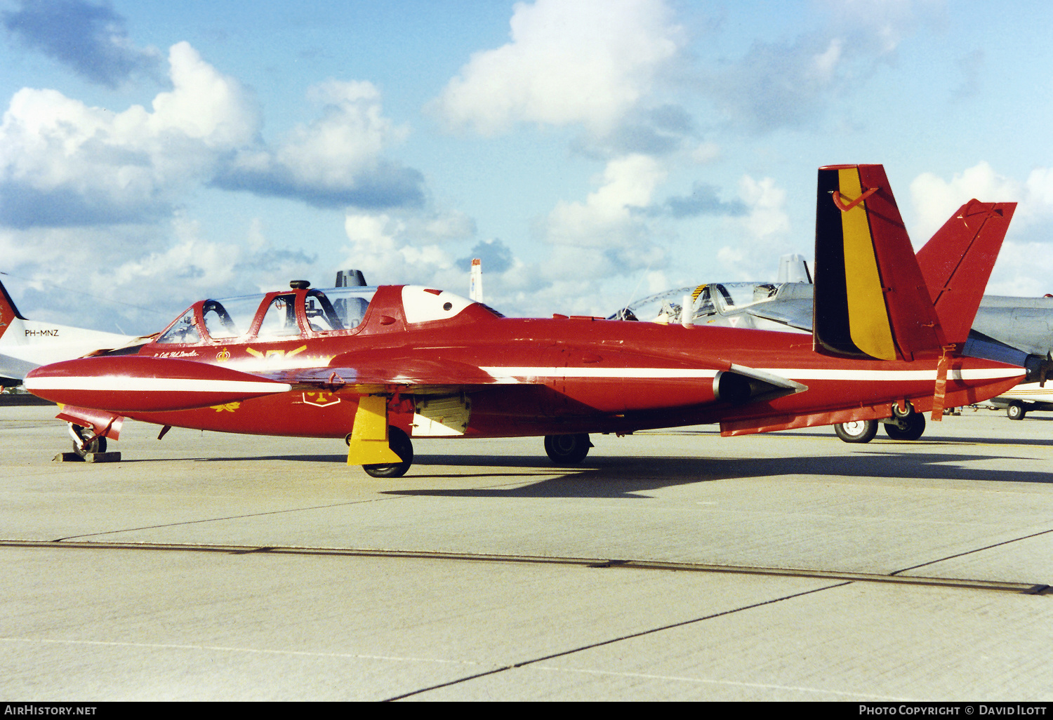 Aircraft Photo of MT48 | Fouga CM-170R Magister | Belgium - Air Force | AirHistory.net #487029