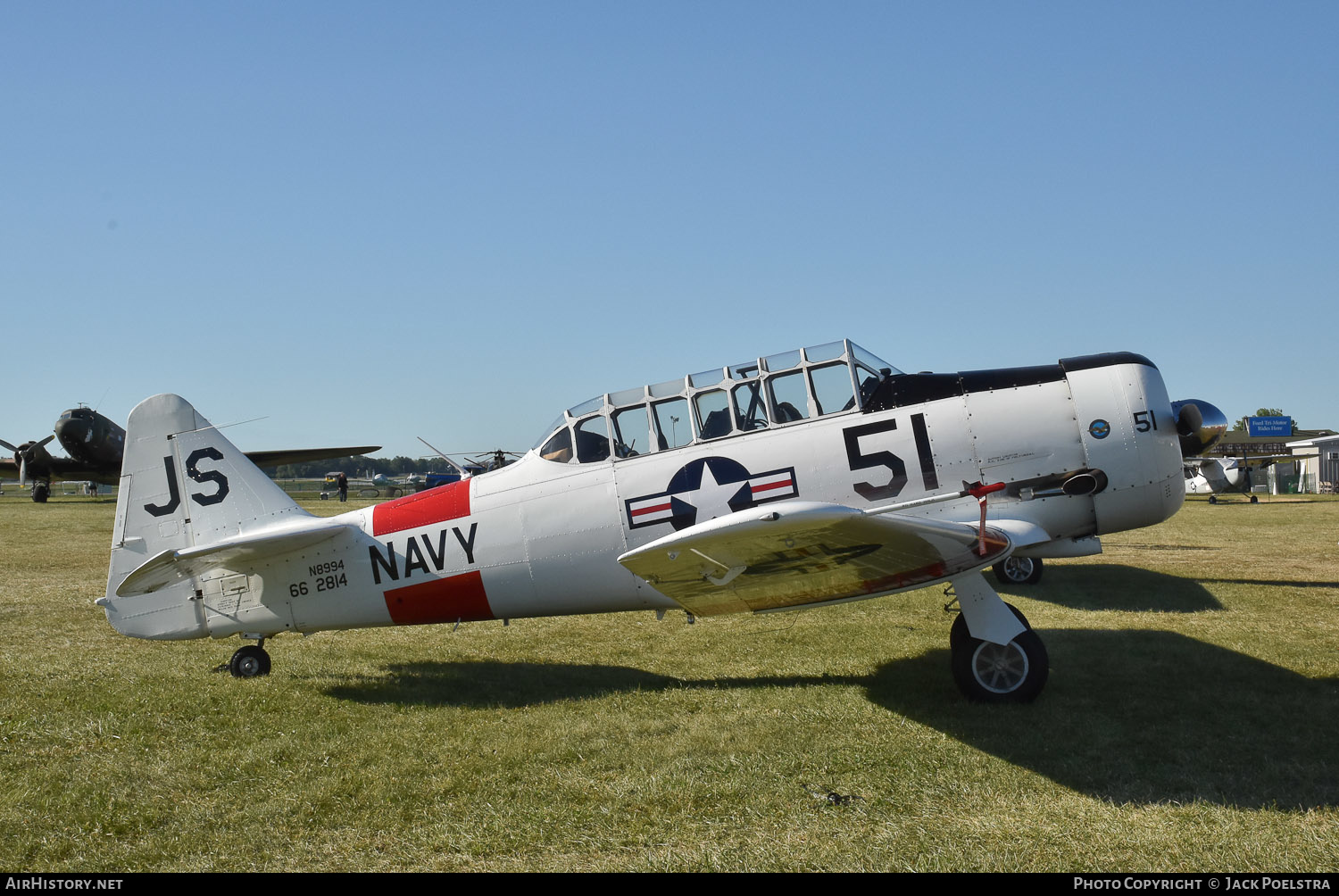 Aircraft Photo of N8994 / 66-2814 | North American AT-16 Harvard IIB | USA - Navy | AirHistory.net #487042