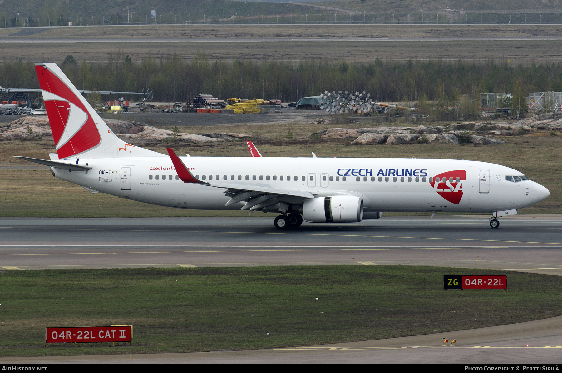 Aircraft Photo of OK-TST | Boeing 737-86N | ČSA - Czech Airlines | AirHistory.net #487081