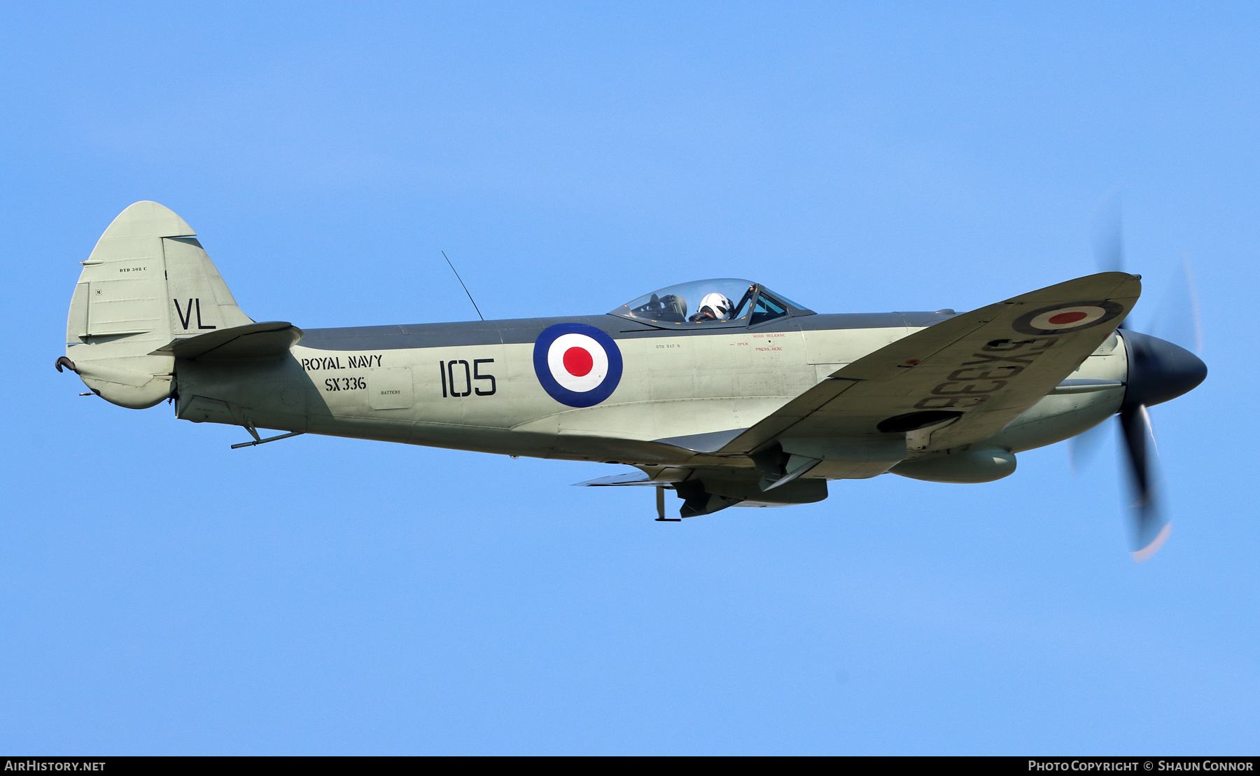 Aircraft Photo of G-KASX / SX336 | Supermarine 395 Seafire F17 | UK - Navy | AirHistory.net #487082