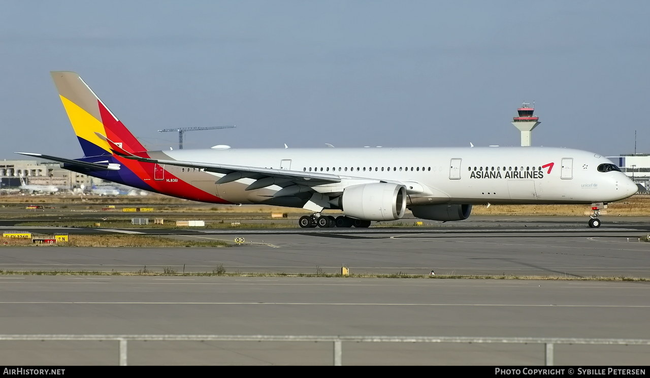 Aircraft Photo of HL8361 | Airbus A350-941 | Asiana Airlines | AirHistory.net #487094