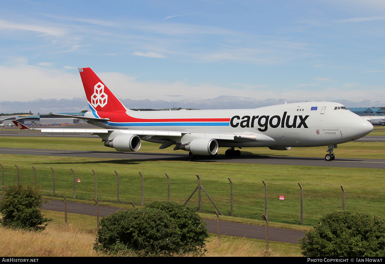 Aircraft Photo of LX-ECV | Boeing 747-4HQF/ER | Cargolux | AirHistory.net #487118