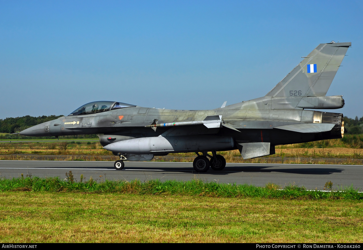 Aircraft Photo of 526 | Lockheed Martin F-16CJ Fighting Falcon | Greece - Air Force | AirHistory.net #487130