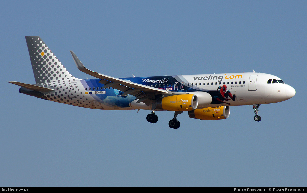 Aircraft Photo of EC-MYC | Airbus A320-232 | Vueling Airlines | AirHistory.net #487140
