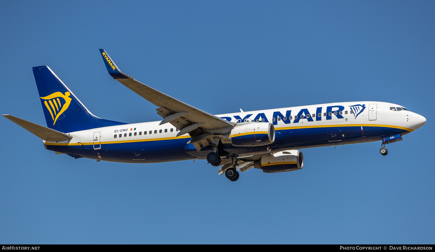 Aircraft Photo of EI-ENO | Boeing 737-8AS | Ryanair | AirHistory.net #487156