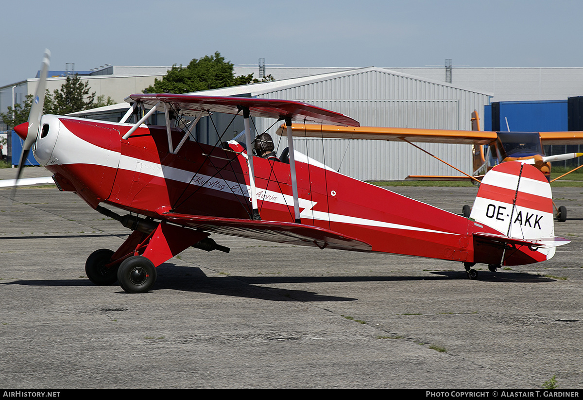 Aircraft Photo of OE-AKK | Bucker Bu-131 Lerche R-180 Jungmann | Kunstflug Club Austria | AirHistory.net #487169