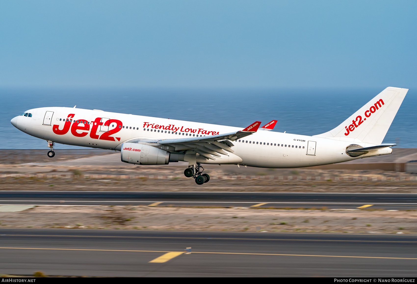 Aircraft Photo of G-VYGM | Airbus A330-243 | Jet2 | AirHistory.net #487205