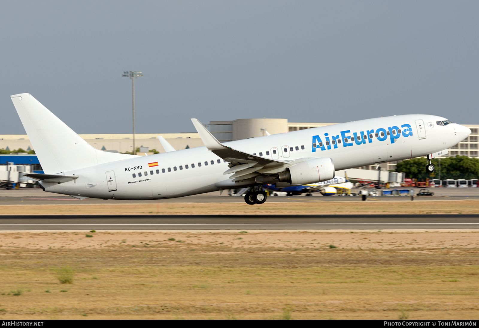 Aircraft Photo of EC-NVQ | Boeing 737-8AS | Air Europa | AirHistory.net #487220