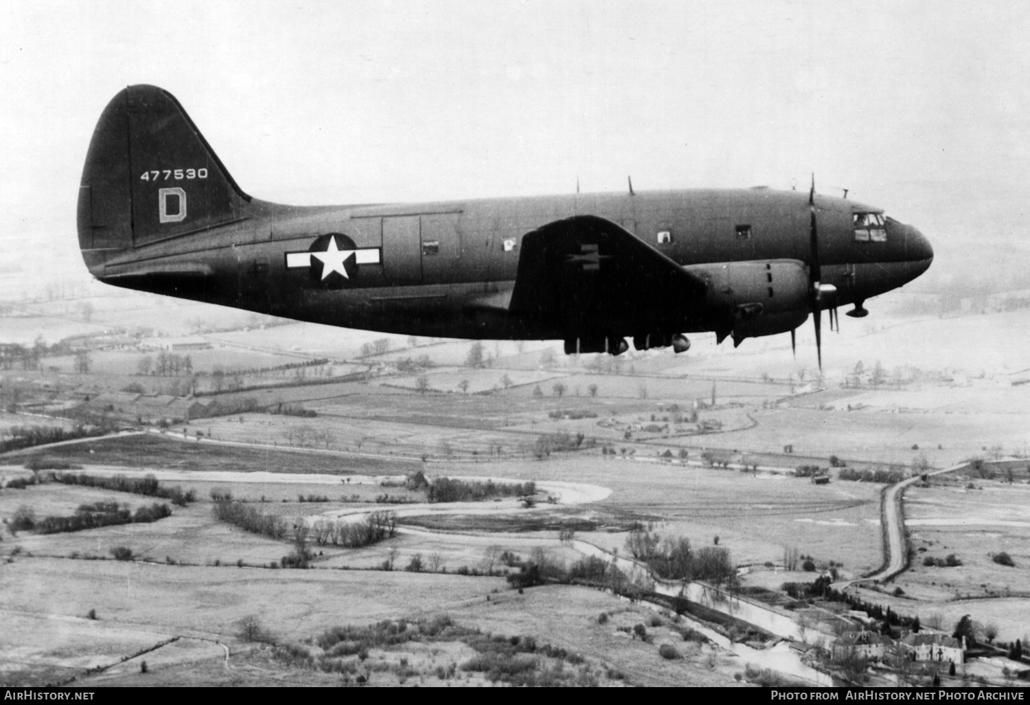 Aircraft Photo of 44-77530 / 477530 | Curtiss C-46D Commando | USA - Air Force | AirHistory.net #487229