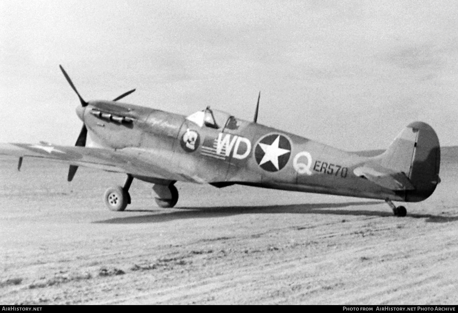 Aircraft Photo of ER570 | Supermarine 349 Spitfire Vb/Trop | USA - Air Force | AirHistory.net #487231
