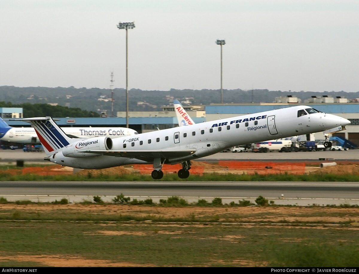 Aircraft Photo of F-GRGK | Embraer ERJ-145EP (EMB-145EP) | Air France | AirHistory.net #487253