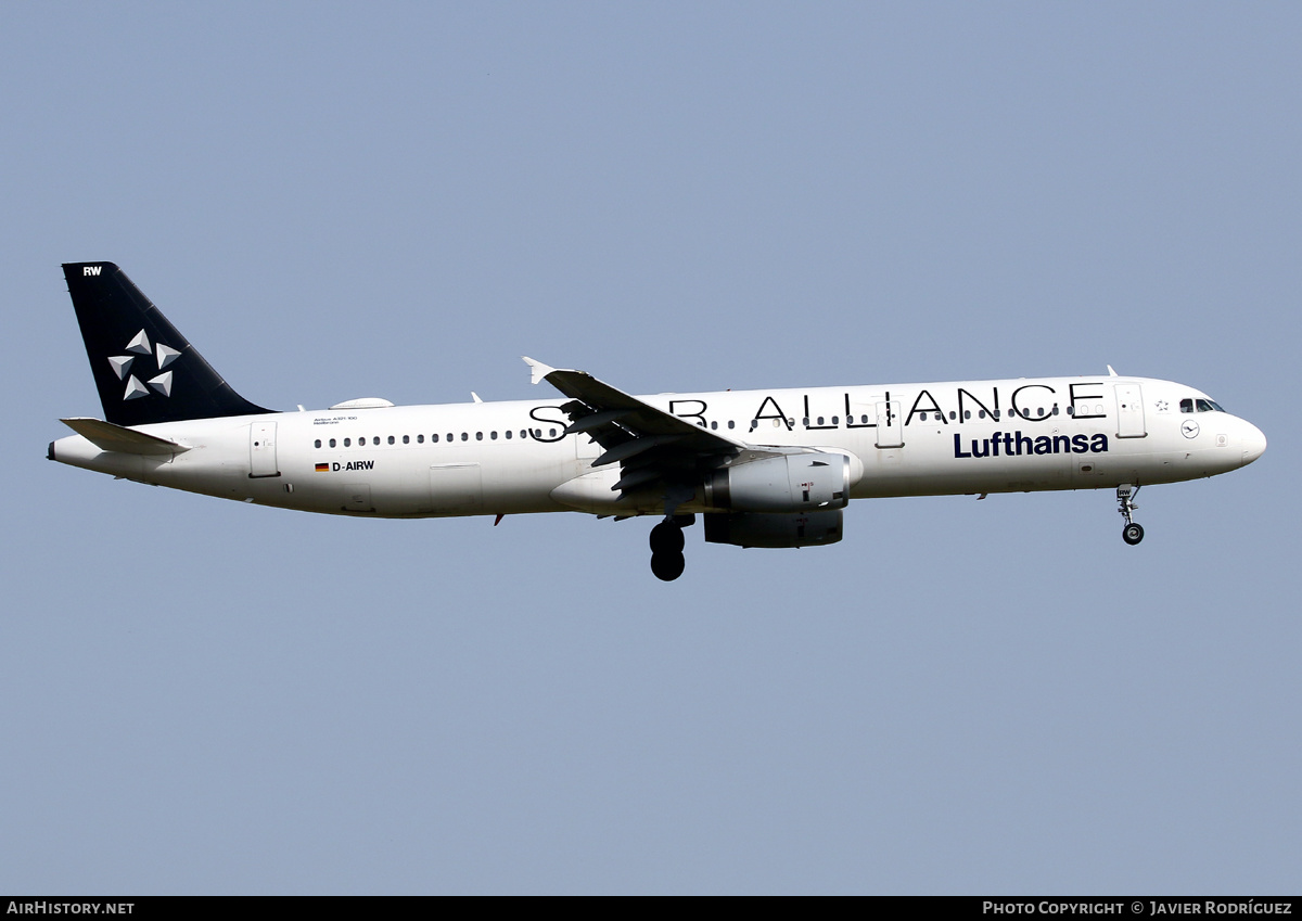 Aircraft Photo of D-AIRW | Airbus A321-131 | Lufthansa | AirHistory.net #487260