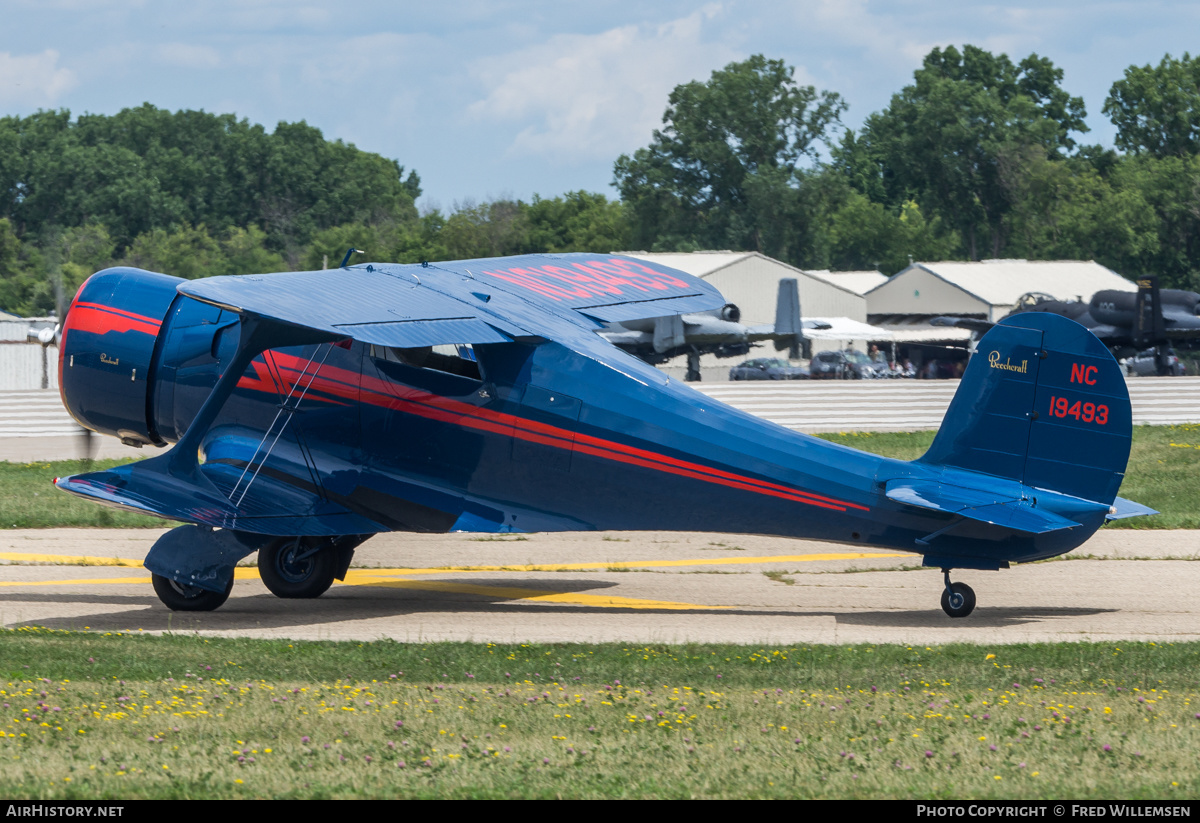 Aircraft Photo of N19493 | Beech D17S | AirHistory.net #487328