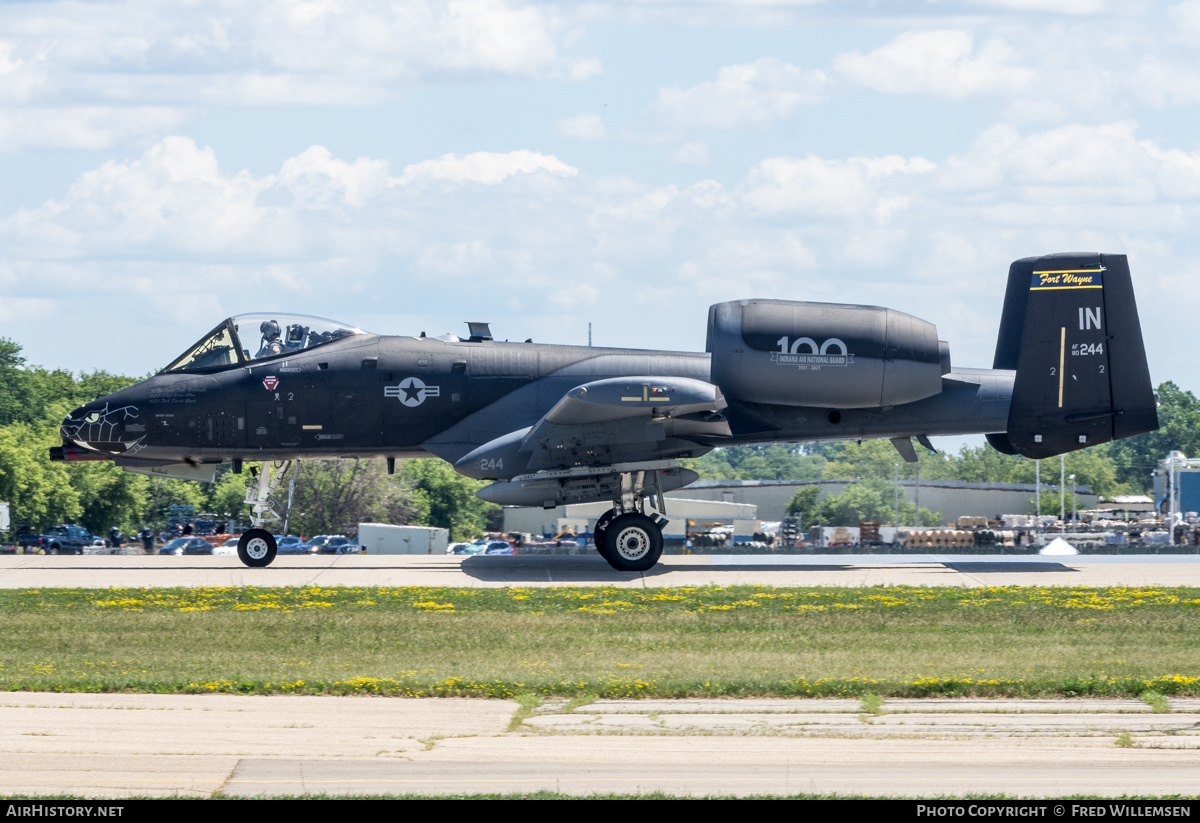 Aircraft Photo of 80-0244 / AF80-244 | Fairchild A-10C Thunderbolt II | USA - Air Force | AirHistory.net #487334