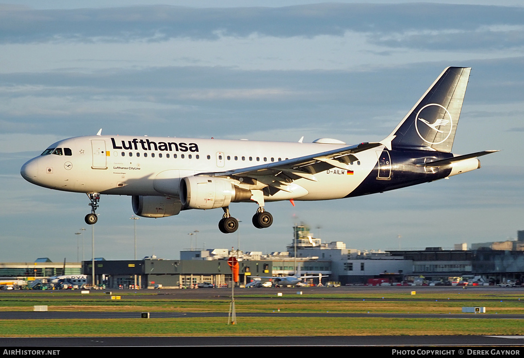 Aircraft Photo of D-AILW | Airbus A319-114 | Lufthansa | AirHistory.net #487337