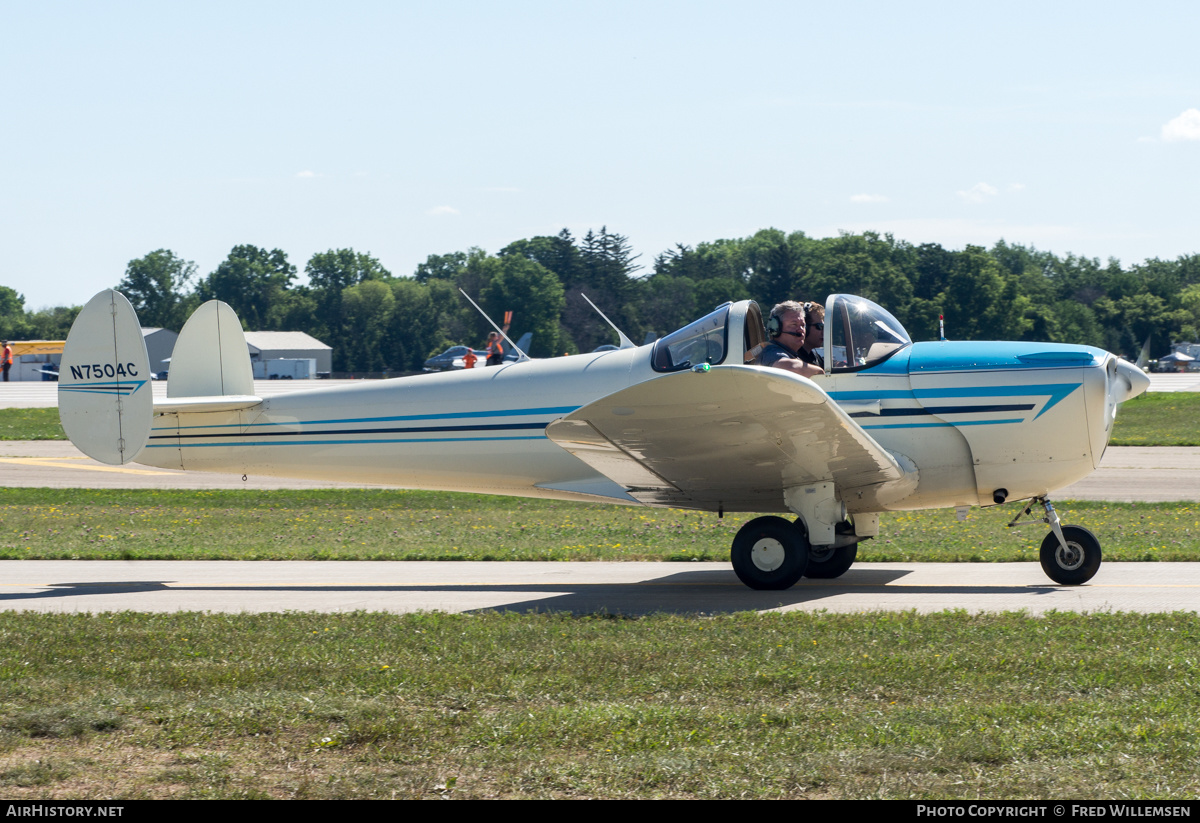 Aircraft Photo of N7504C | Forney F-1 Aircoupe | AirHistory.net #487346