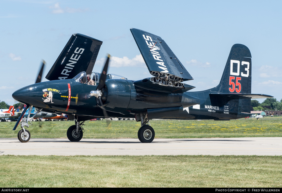 Aircraft Photo of N700F / NX700F / 80390 | Grumman F7F-3P Tigercat | USA - Marines | AirHistory.net #487363