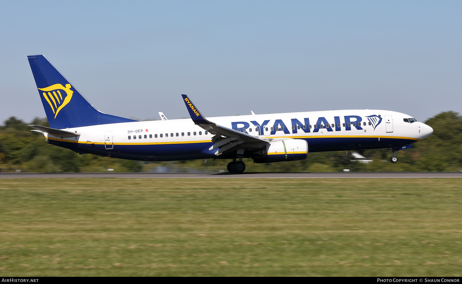 Aircraft Photo of 9H-QEP | Boeing 737-800 | Ryanair | AirHistory.net #487379