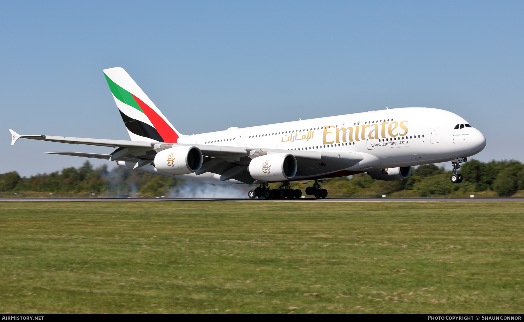 Aircraft Photo of A6-EOJ | Airbus A380-861 | Emirates | AirHistory.net #487383