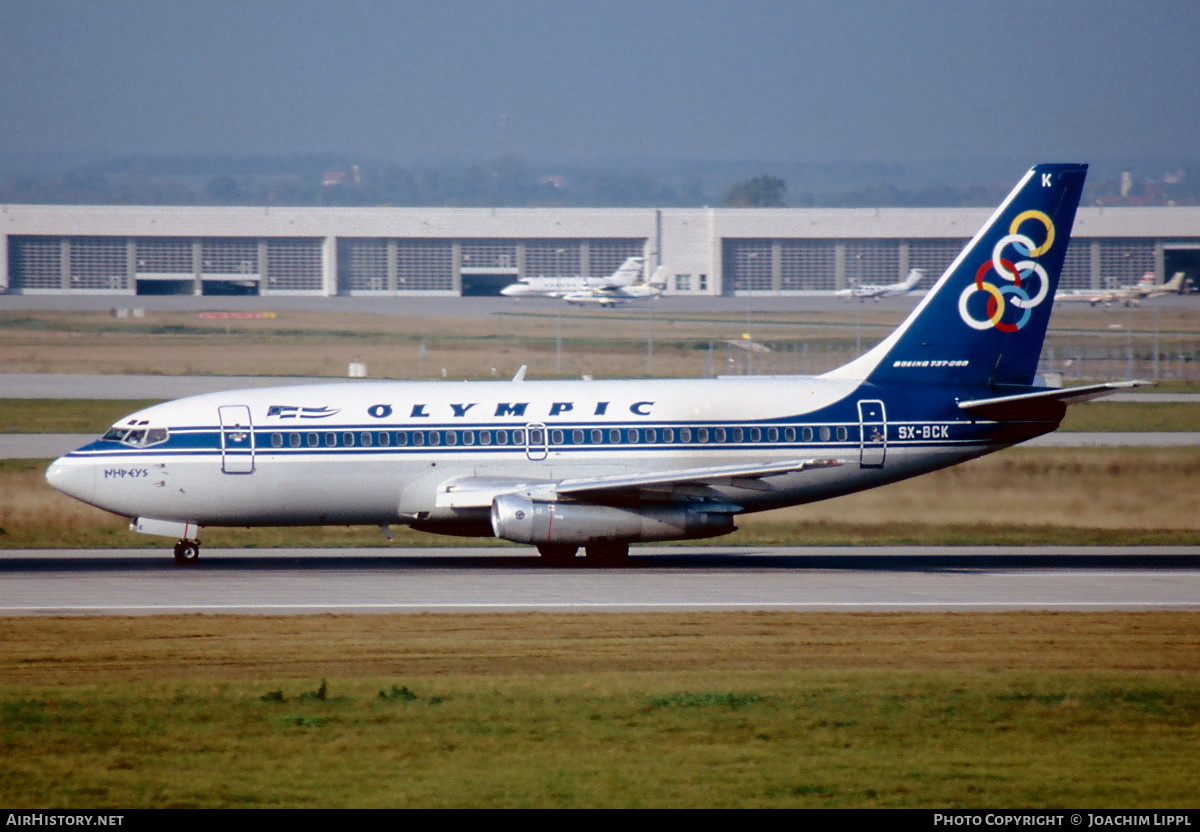 Aircraft Photo of SX-BCK | Boeing 737-284/Adv | Olympic | AirHistory.net #487409
