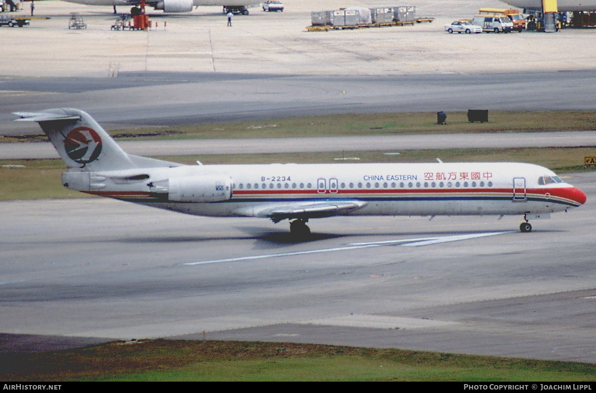 Aircraft Photo of B-2234 | Fokker 100 (F28-0100) | China Eastern Airlines | AirHistory.net #487414