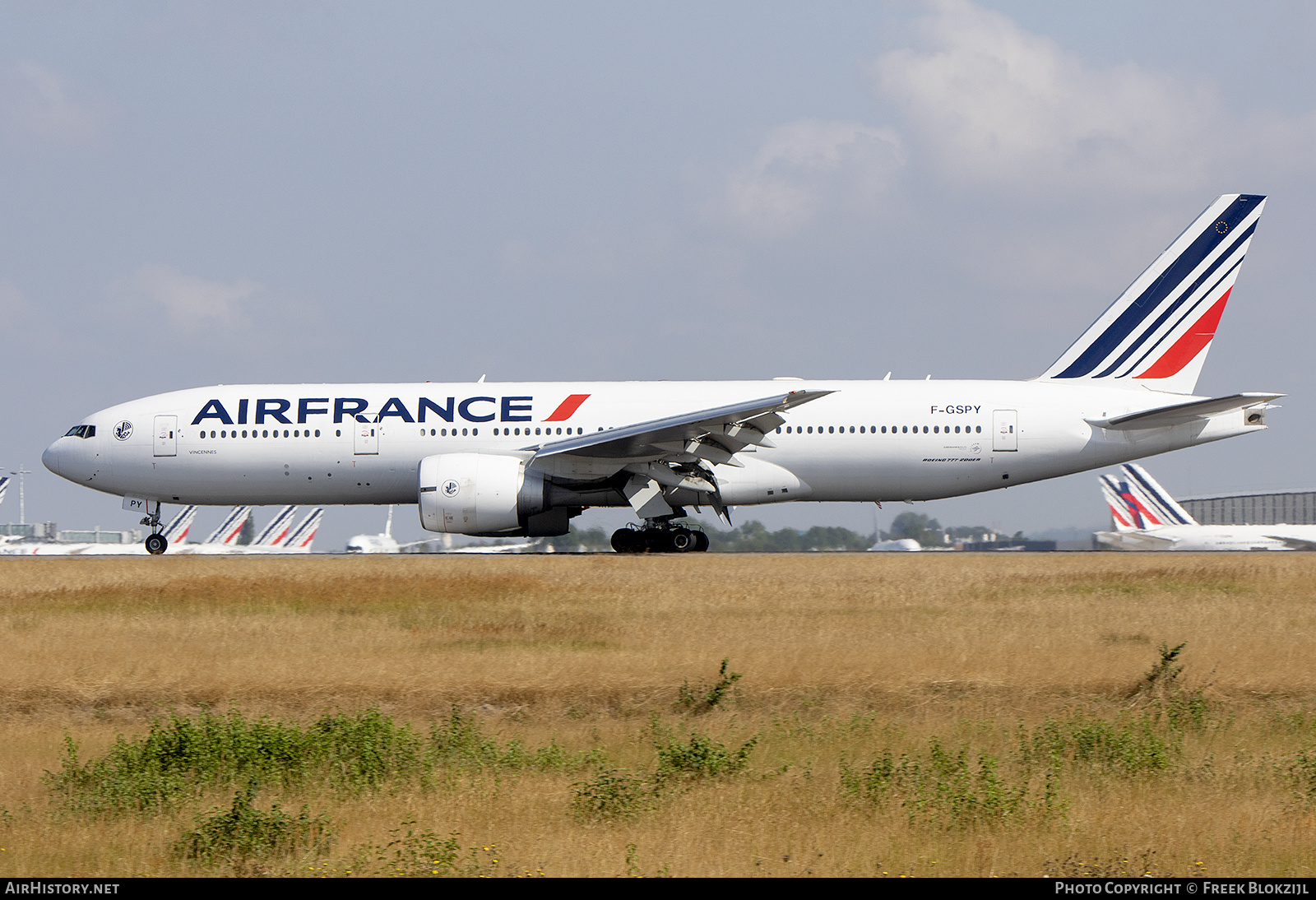Aircraft Photo of F-GSPY | Boeing 777-228/ER | Air France | AirHistory.net #487435