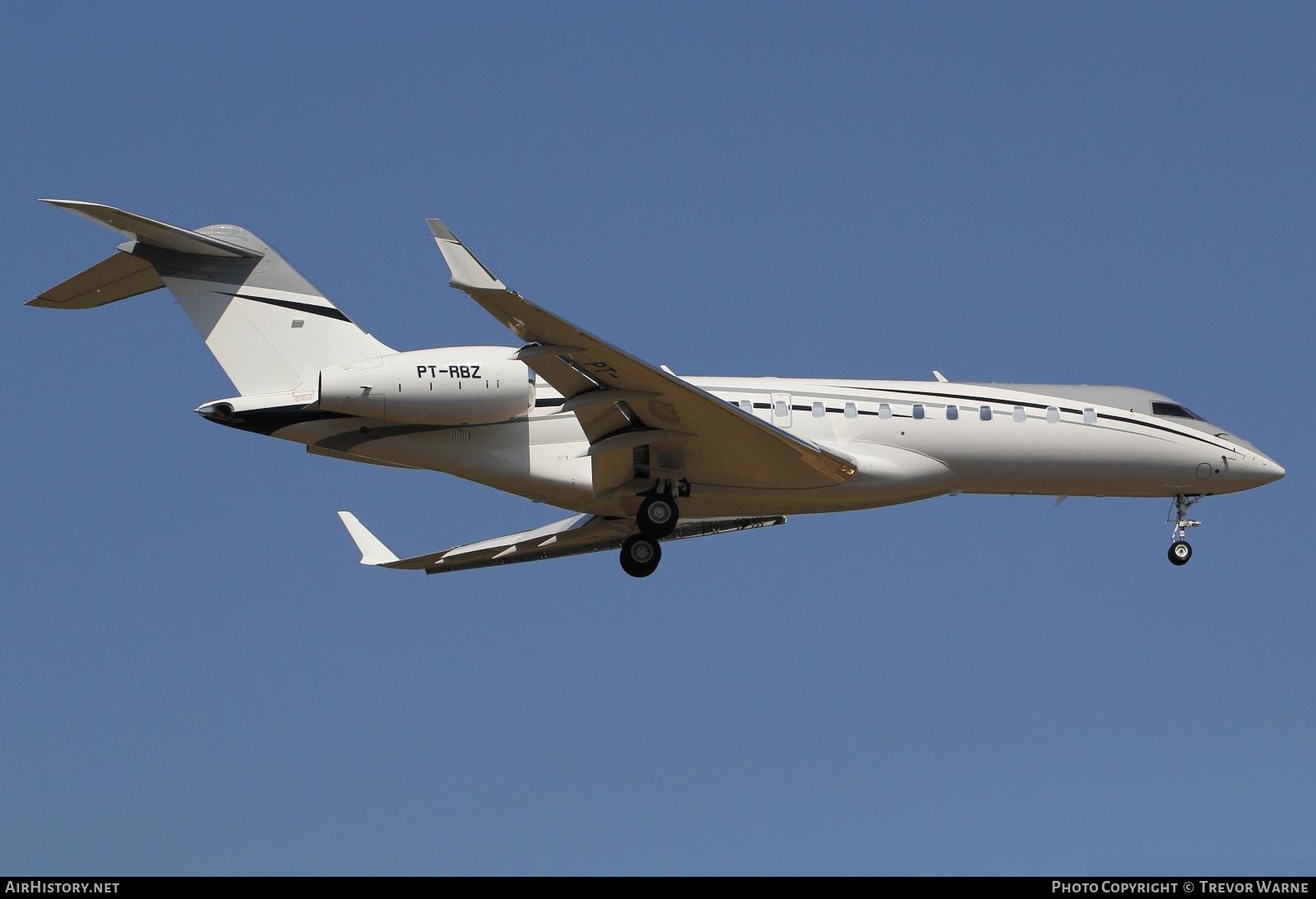 Aircraft Photo of PT-RBZ | Bombardier Global 6000 (BD-700-1A10) | AirHistory.net #487482