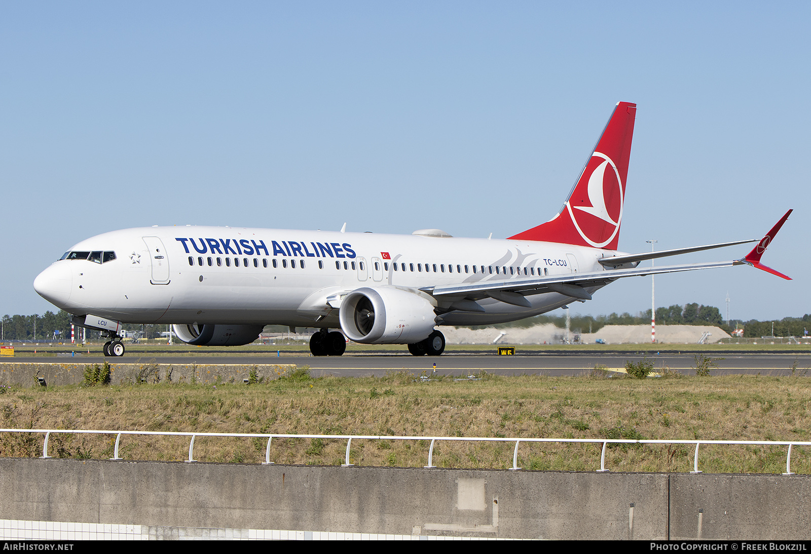 Aircraft Photo of TC-LCU | Boeing 737-8 Max 8 | Turkish Airlines | AirHistory.net #487489
