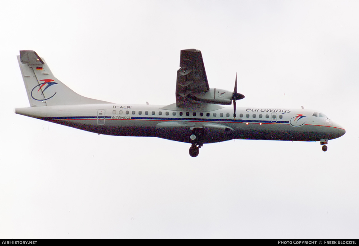 Aircraft Photo of D-AEWI | ATR ATR-72-212 | Eurowings | AirHistory.net #487491