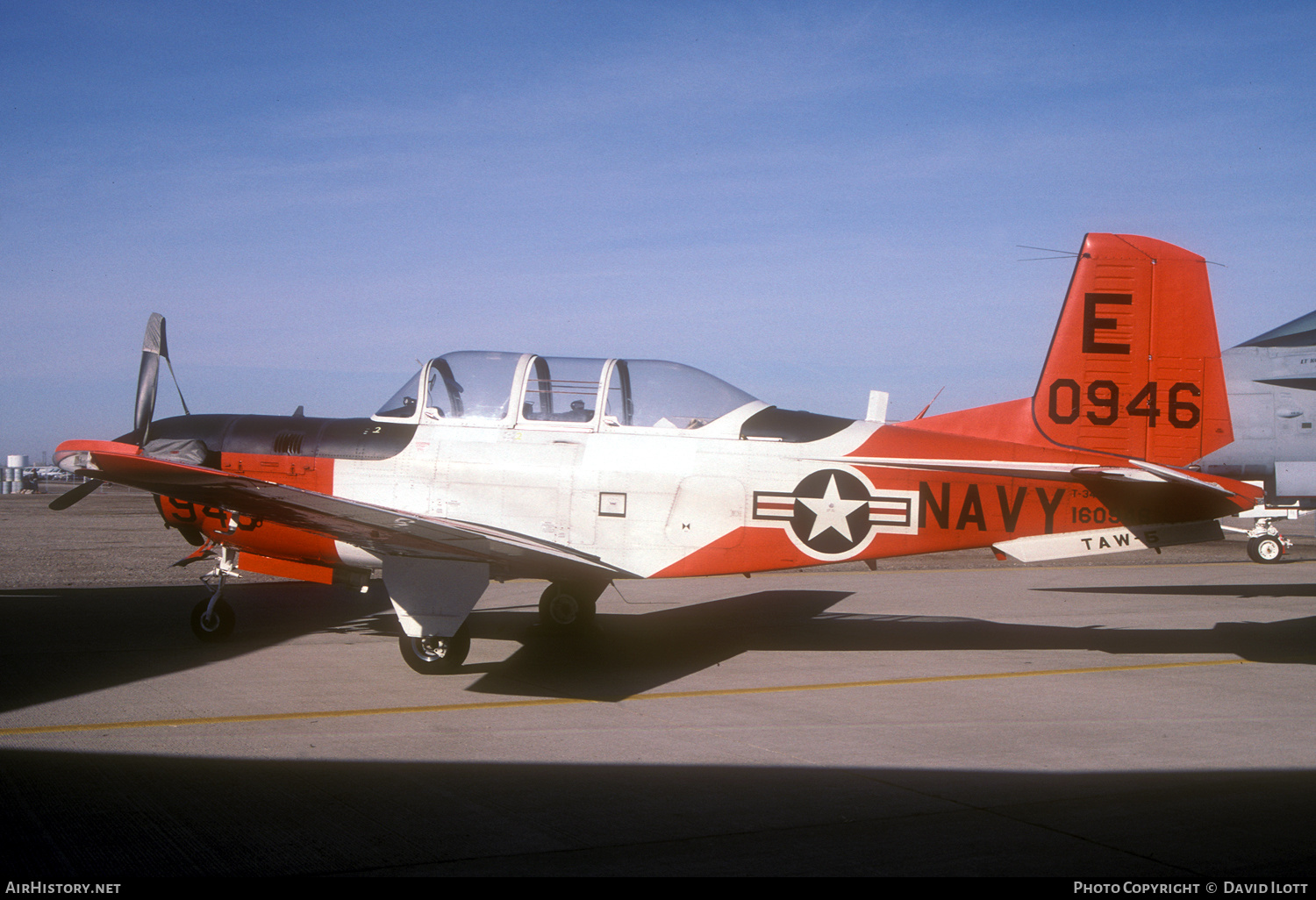 Aircraft Photo of 160946 | Beech T-34C Turbo Mentor (45) | USA - Navy | AirHistory.net #487530