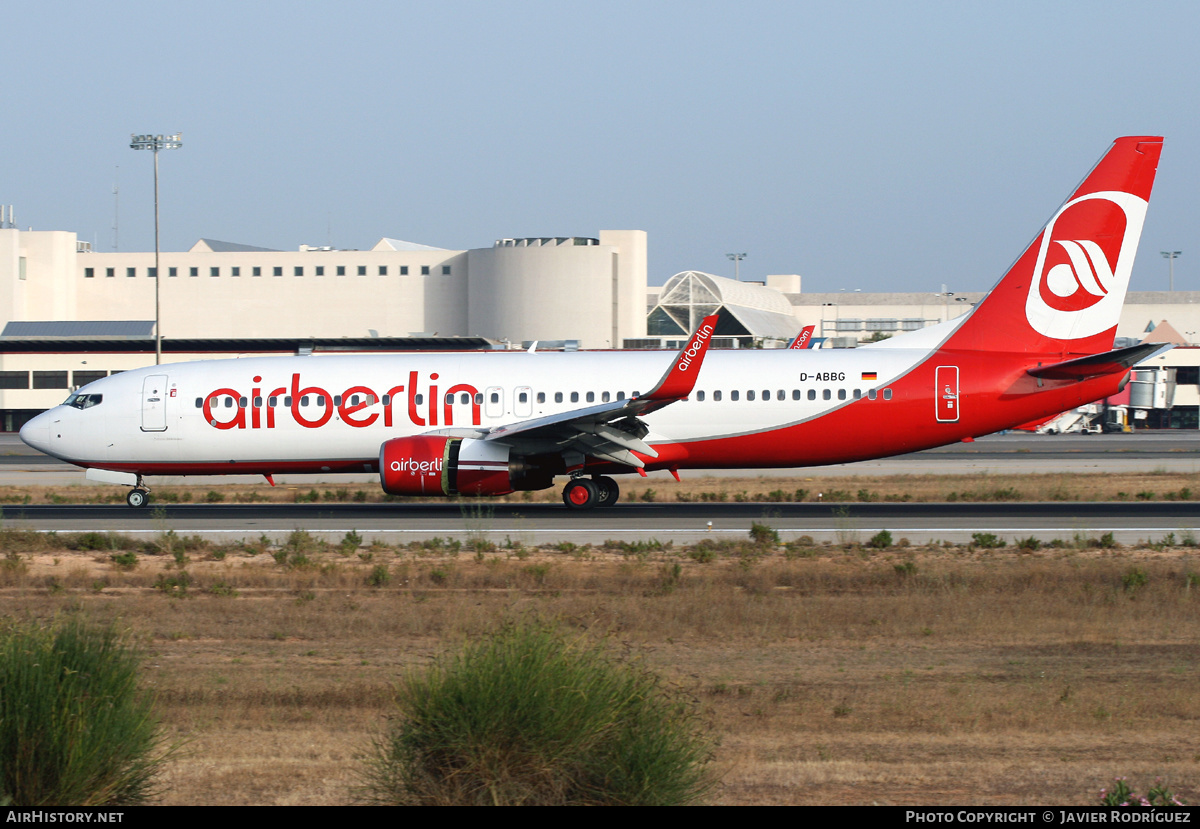 Aircraft Photo of D-ABBG | Boeing 737-86J | Air Berlin | AirHistory.net #487581