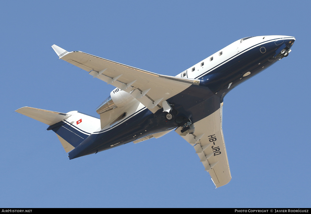 Aircraft Photo of HB-JRQ | Bombardier Challenger 604 (CL-600-2B16) | AirHistory.net #487592
