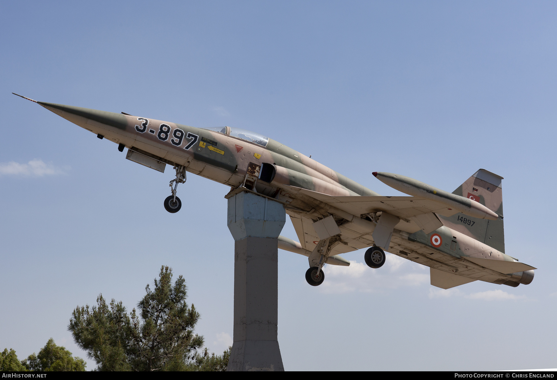 Aircraft Photo of 14897 | Northrop F-5A Freedom Fighter | Turkey - Air Force | AirHistory.net #487594