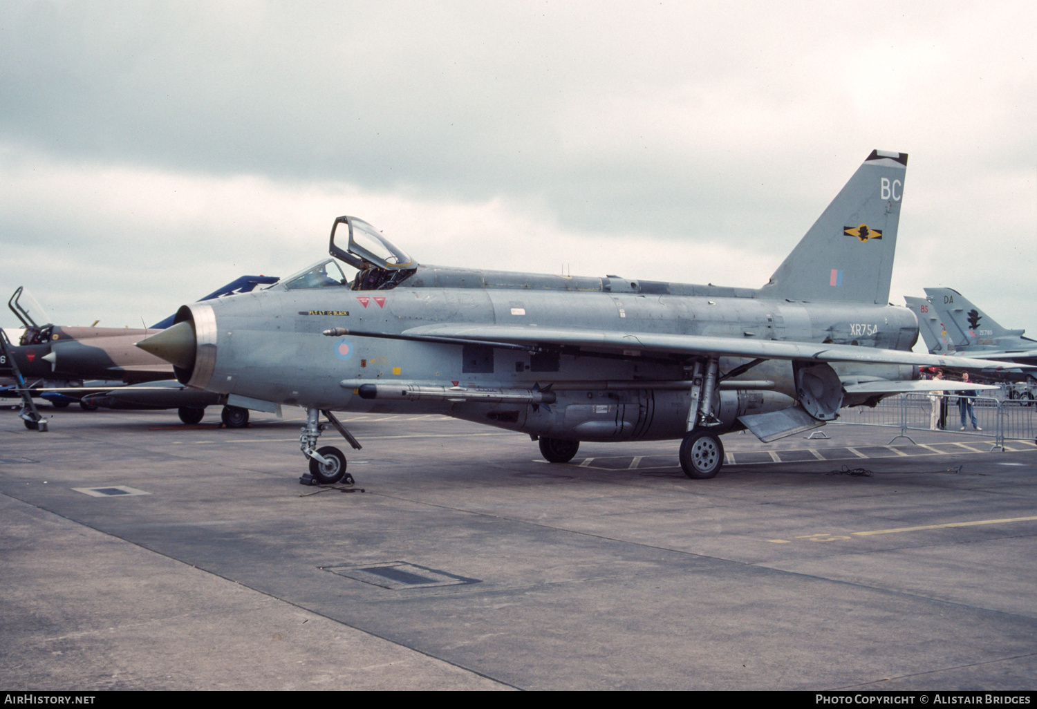 Aircraft Photo of XR754 | English Electric Lightning F6 | UK - Air Force | AirHistory.net #487595