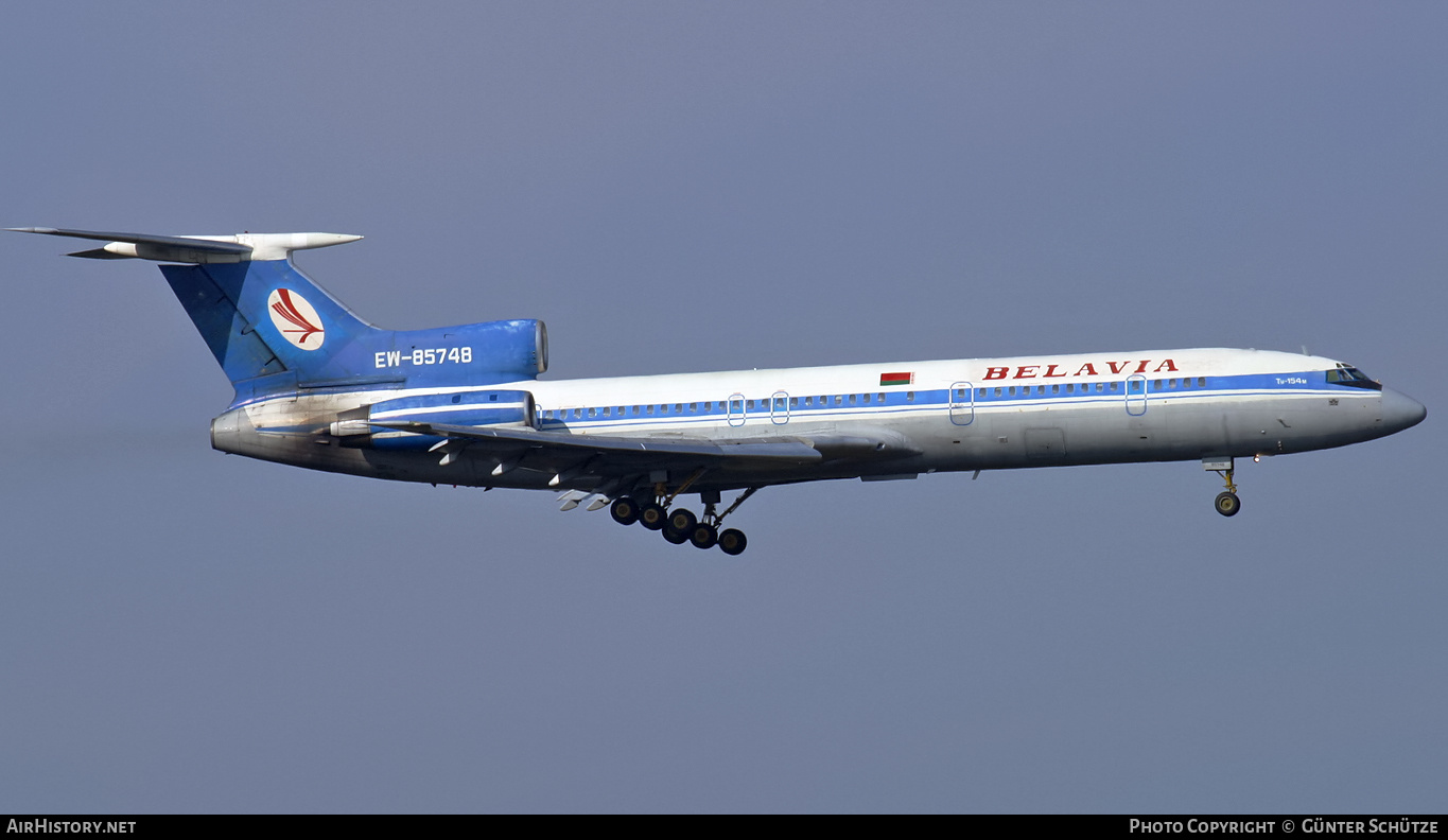 Aircraft Photo of EW-85748 | Tupolev Tu-154M | Belavia | AirHistory.net #487627