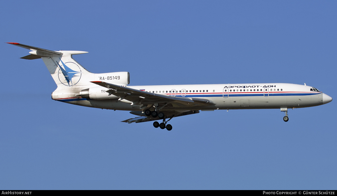 Aircraft Photo of RA-85149 | Tupolev Tu-154M | Aeroflot - Don | AirHistory.net #487631