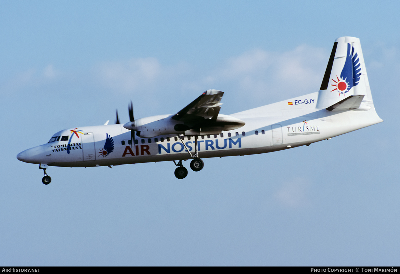 Aircraft Photo of EC-GJY | Fokker 50 | Air Nostrum | AirHistory.net #487639